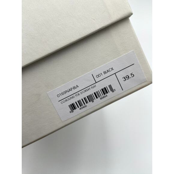 Co. Round Toe D'Orsay Flat in Black size 39.5 - Picture 13 of 14